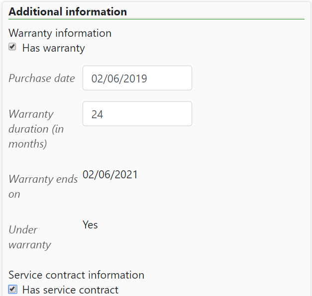 Service order software - Screenshot - Preventive maintenance Service order software - Screenshot - Preventive maintenance